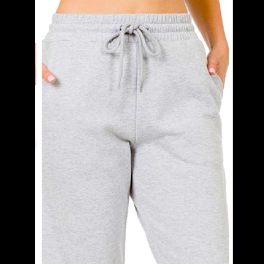 NWOT zenana gray sweatpants